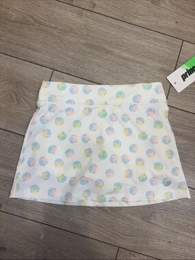 NWT. Prince White Skort size 8-9